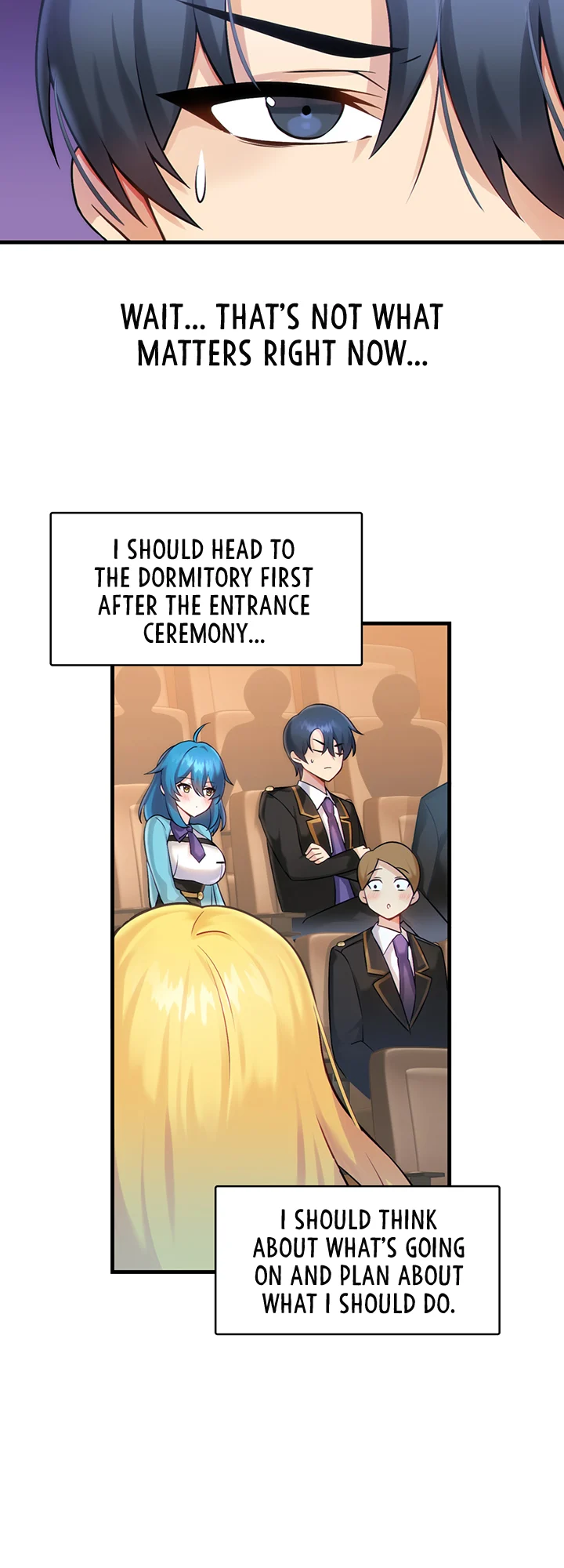 Trapped in a Hentai Game Academy chapter 1 page 28