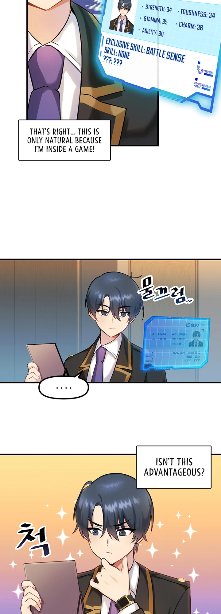 Trapped in a Hentai Game Academy chapter 1 page 33