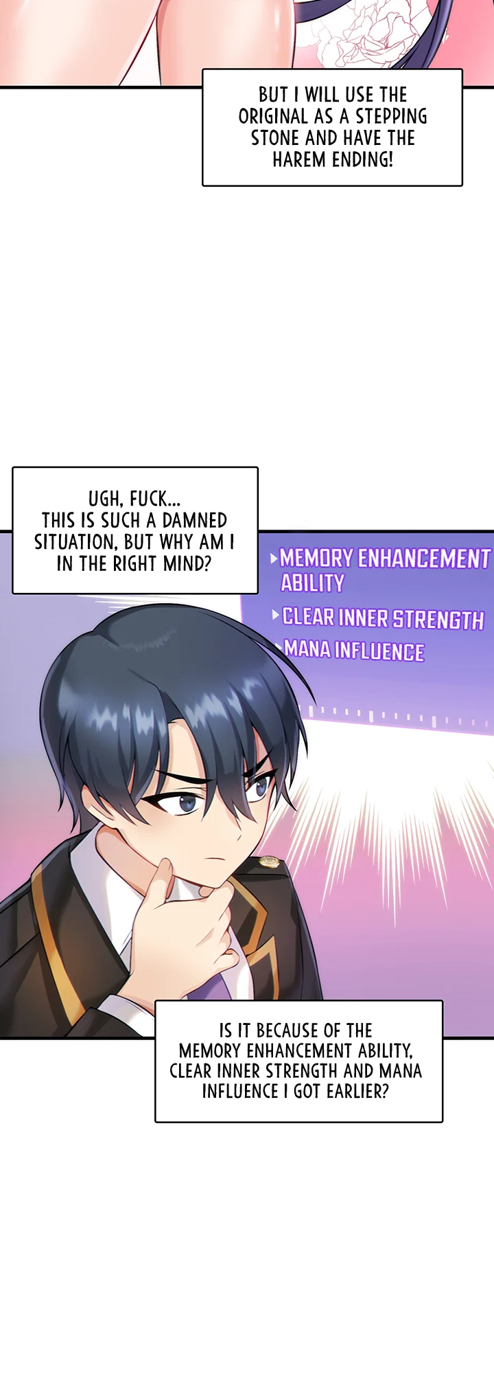 Trapped in a Hentai Game Academy chapter 1 page 48
