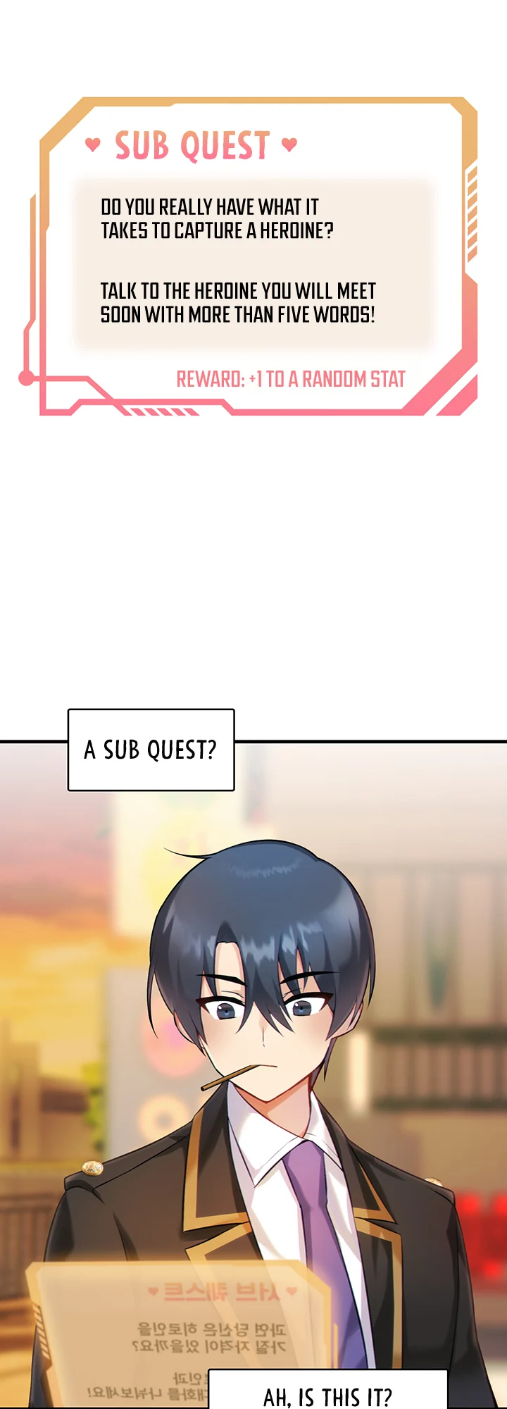 Trapped in a Hentai Game Academy chapter 1 page 55
