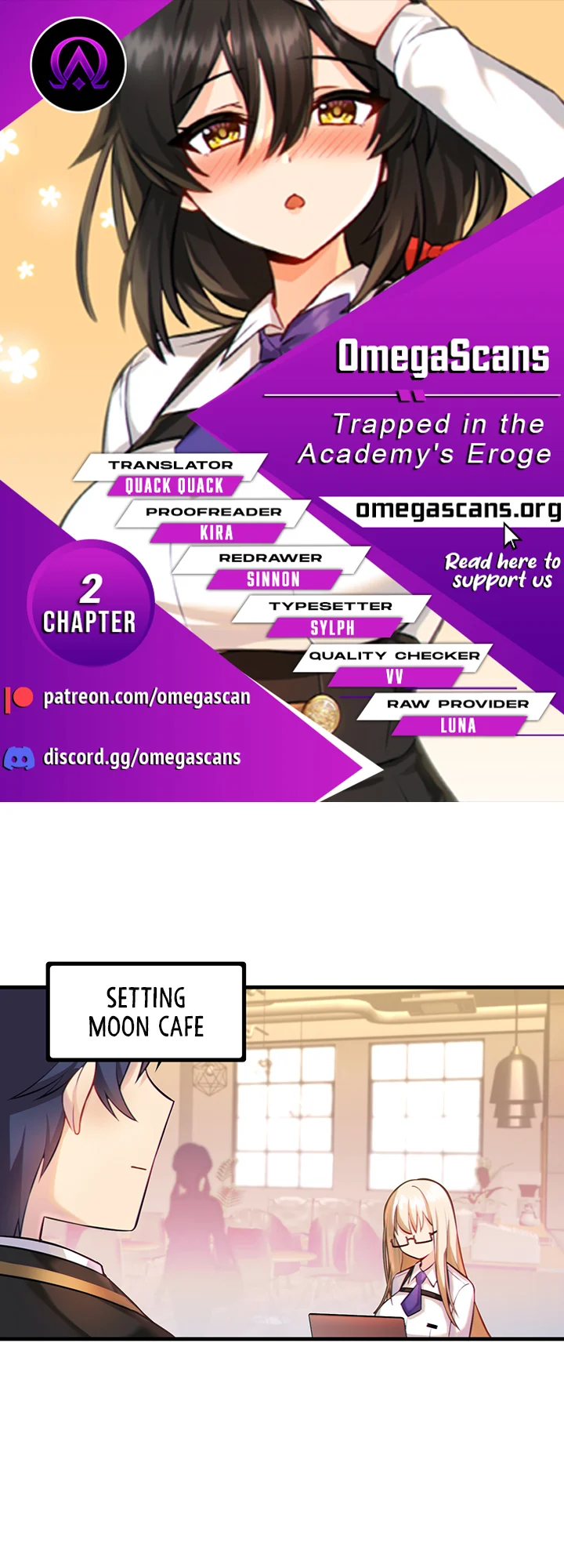 Trapped in a Hentai Game Academy chapter 2 page 1