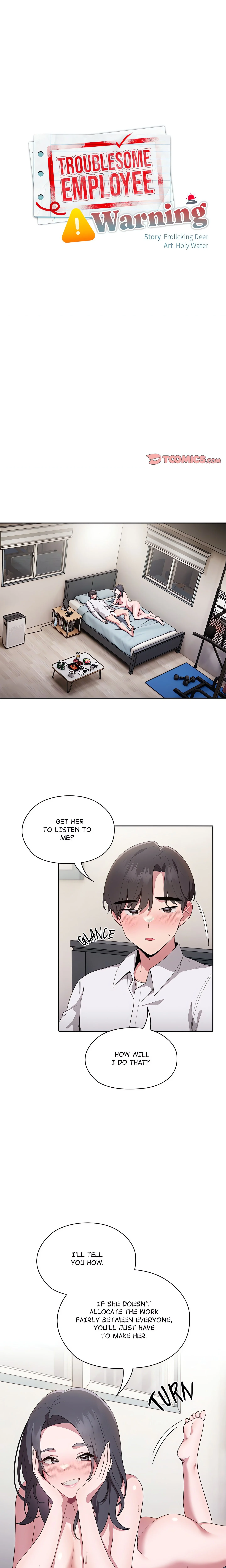 Troublesome Employee Warning (Uncensored) chapter 6 page 1