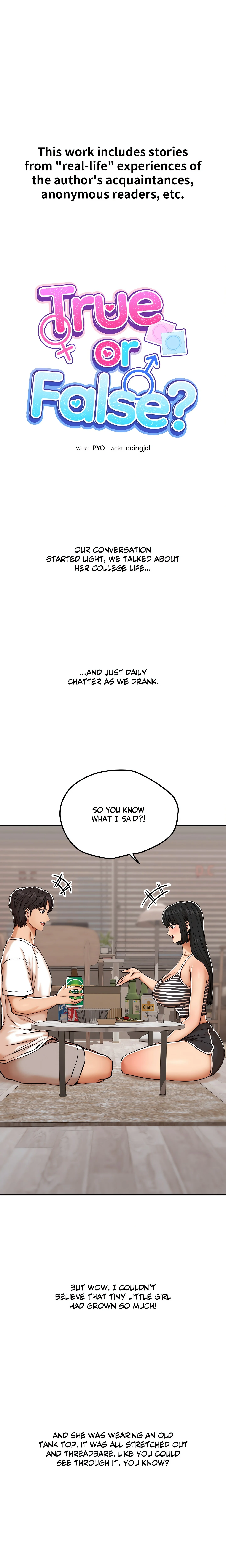 True or False? (Uncensored) chapter 28 page 1