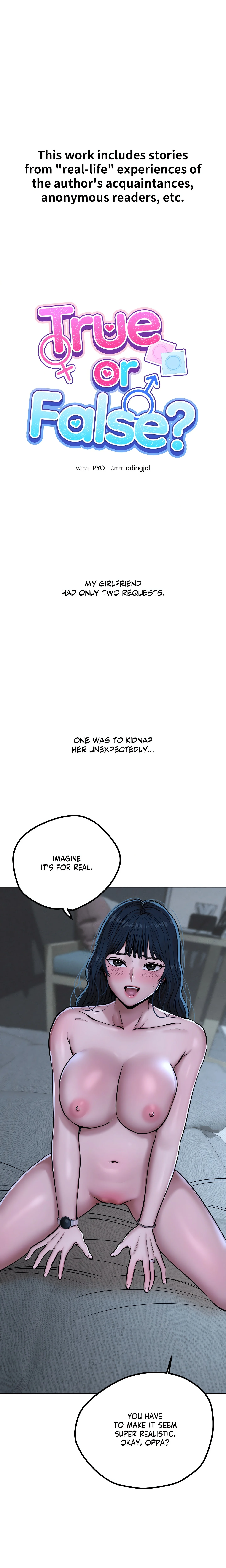 True or False? (Uncensored) chapter 33 page 1