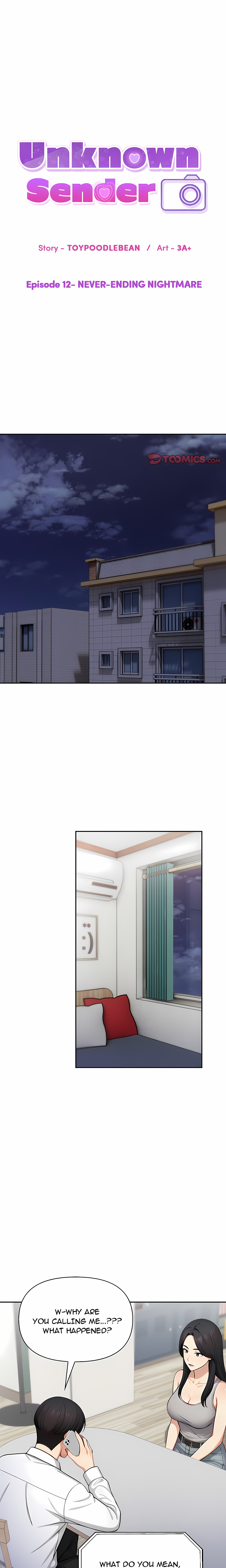 Unknown Sender chapter 12 page 1