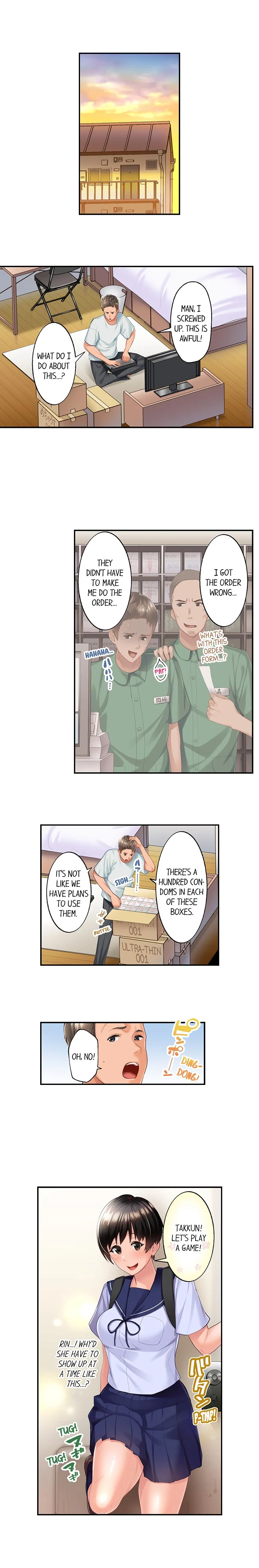 Using 100 Boxes of Condoms With My Childhood Friend! chapter 1 page 2