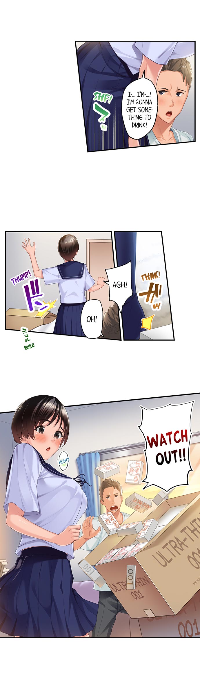 Using 100 Boxes of Condoms With My Childhood Friend! chapter 1 page 6