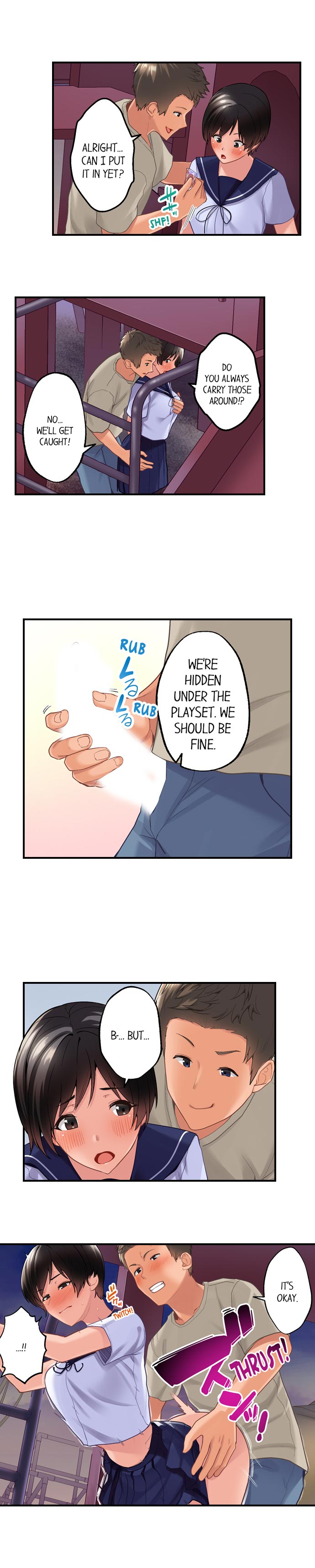 Using 100 Boxes of Condoms With My Childhood Friend! chapter 14 page 9