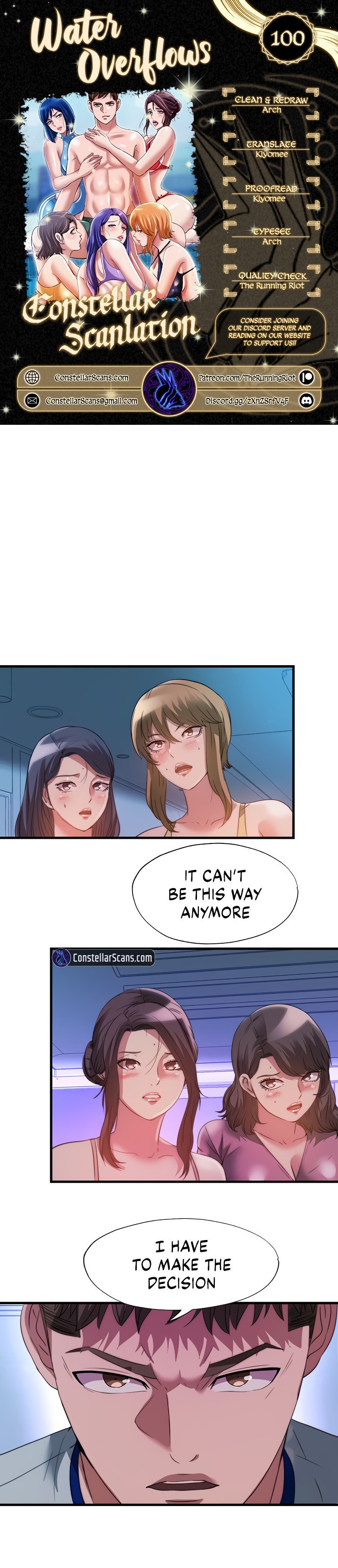 Water Overflow chapter 100 page 1