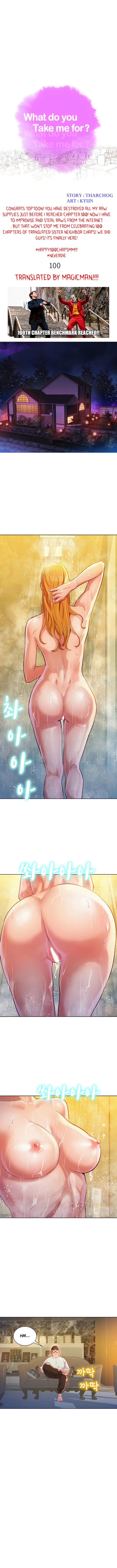 What do you take me For? chapter 100 page 1