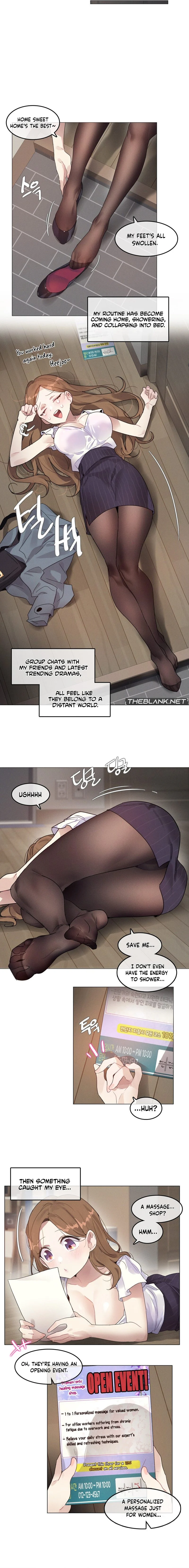 What Happened at the Hypnosis Massage Shop chapter 1 page 3