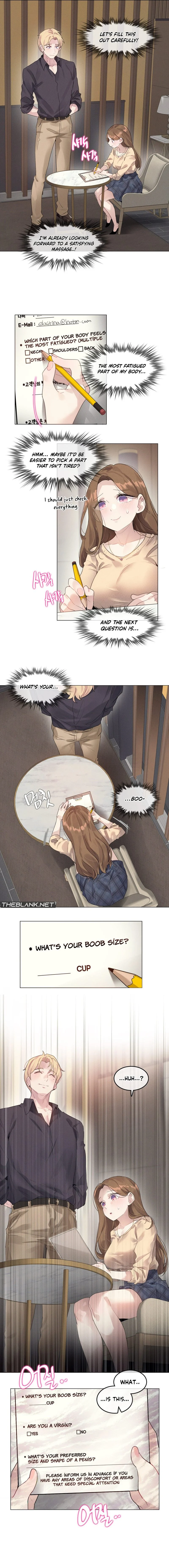 What Happened at the Hypnosis Massage Shop chapter 1 page 9