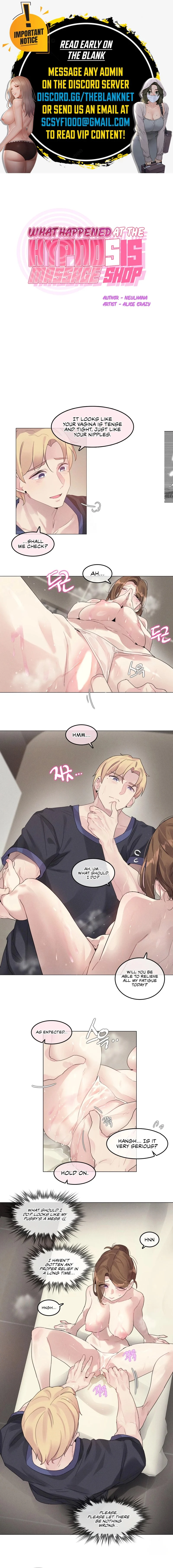 What Happened at the Hypnosis Massage Shop chapter 4 page 1
