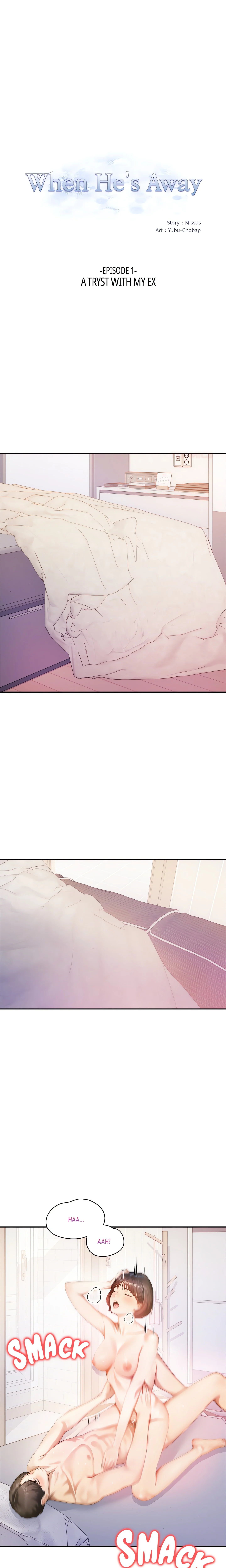 When He’s Away chapter 1 page 1