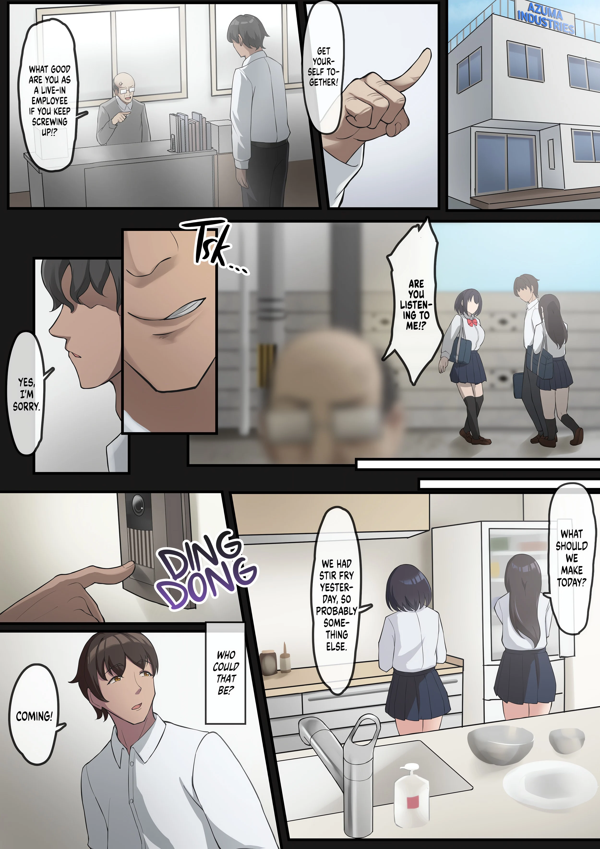 When My Boyfriend’s Dad Comes Home chapter 1 page 4