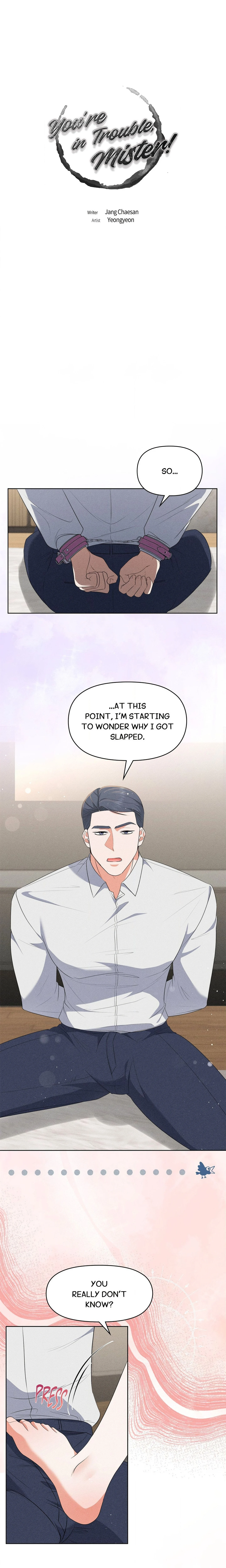 You’re in Trouble, Mister! chapter 25 page 1